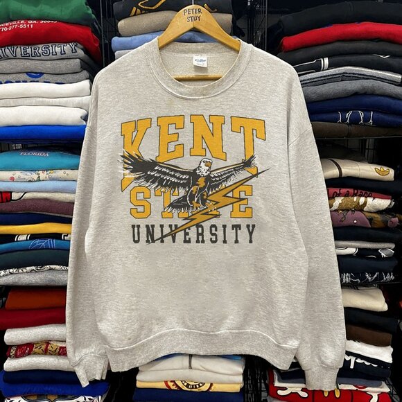 Vintage Kent State University Sweatshirt KSU Kent State University Unisex Shirt - Picture 1 of 2
